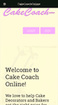 Mobile Screenshot of cakecoachonline.com